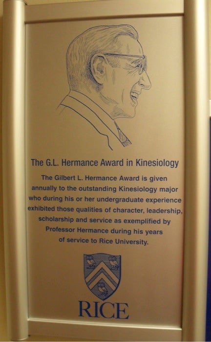 Gilbert L. Hermance plaque